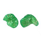 Green Glitter Ear Plugs